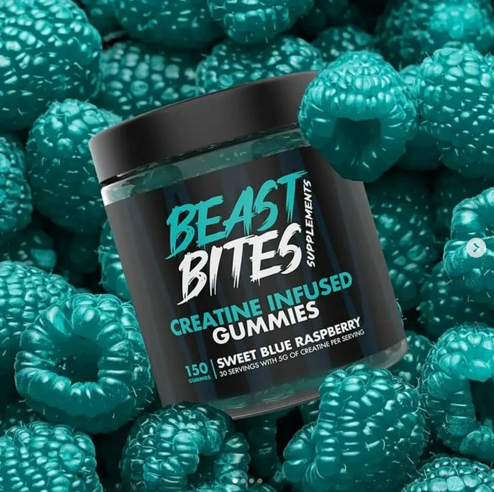 Beast Bites® – 150 Gomitas de Creatina (5g c/u)