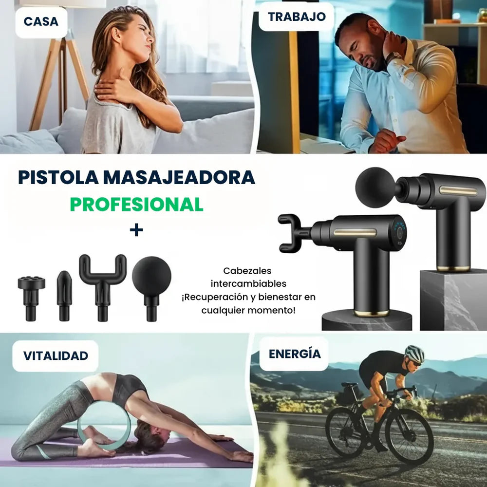 Massage Gun® Pistola Masajeadora,